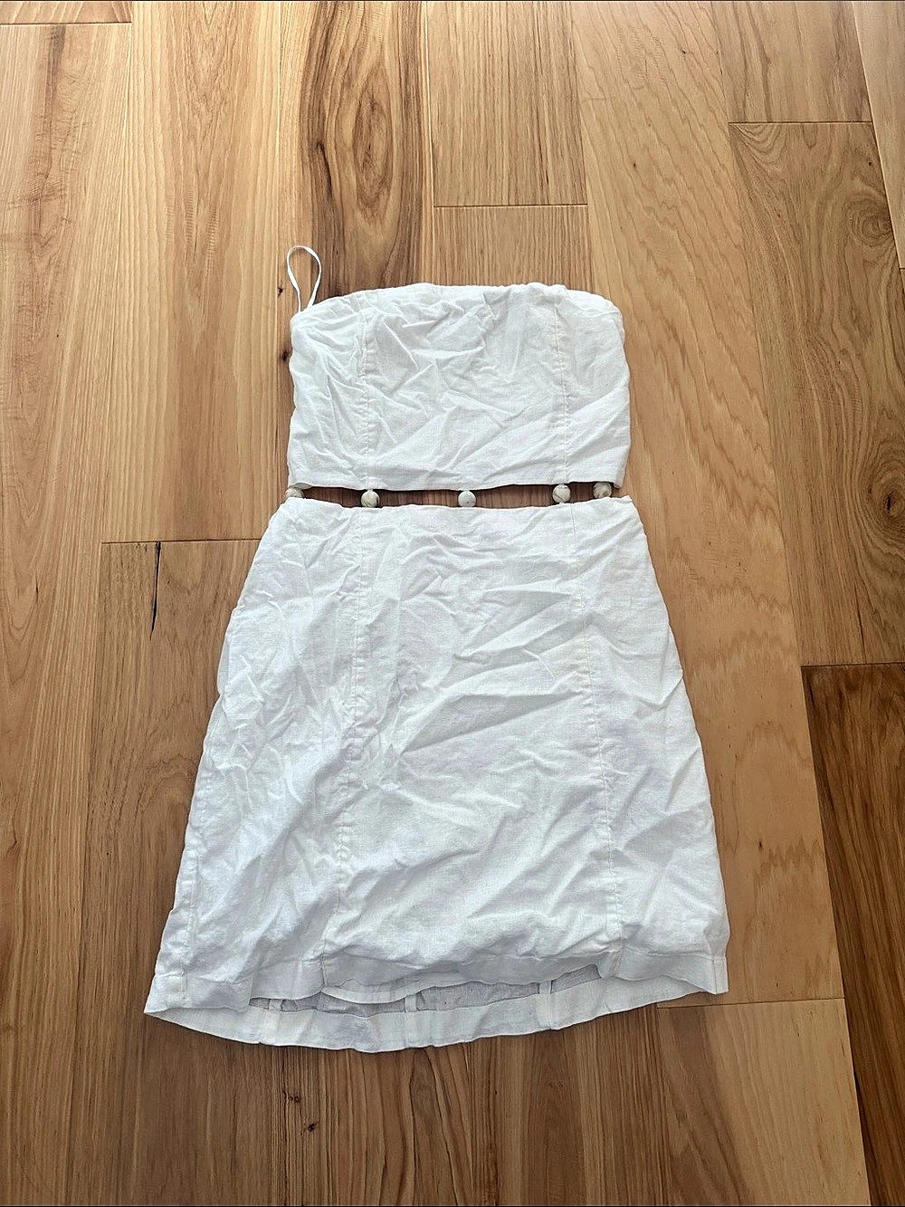 Abercrombie & Fitch White Mini Dress Size Medium